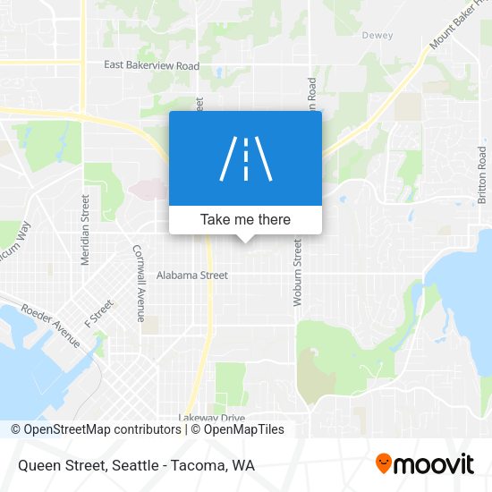 Queen Street map
