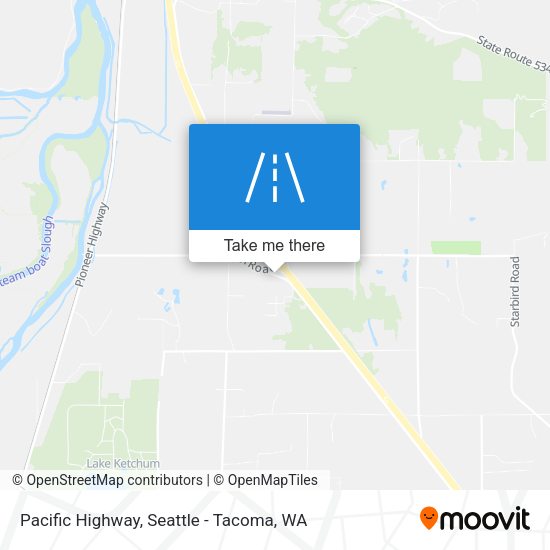 Mapa de Pacific Highway