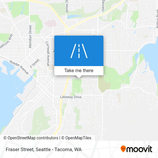Fraser Street map