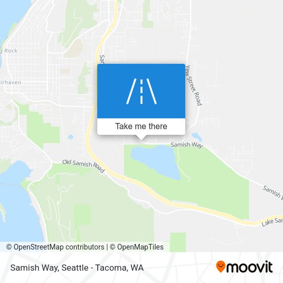 Mapa de Samish Way