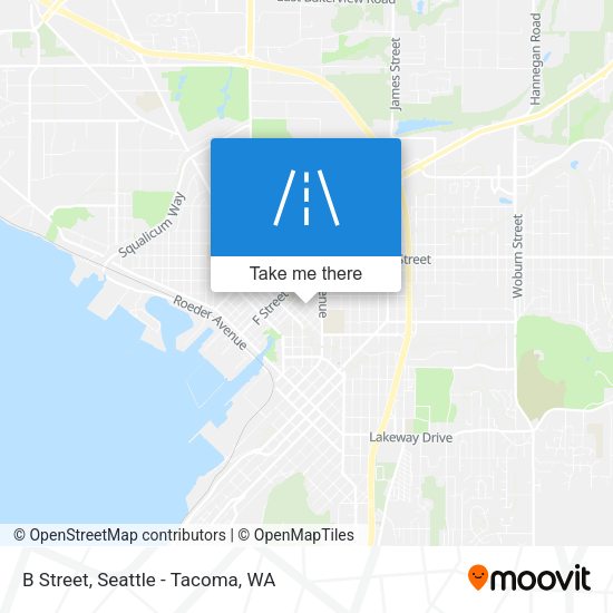 B Street map