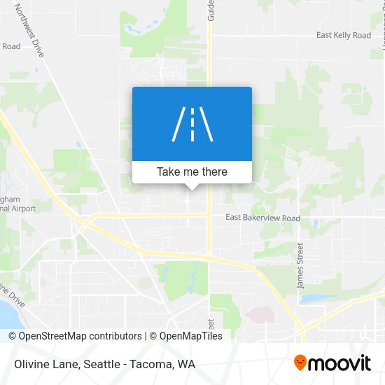 Olivine Lane map