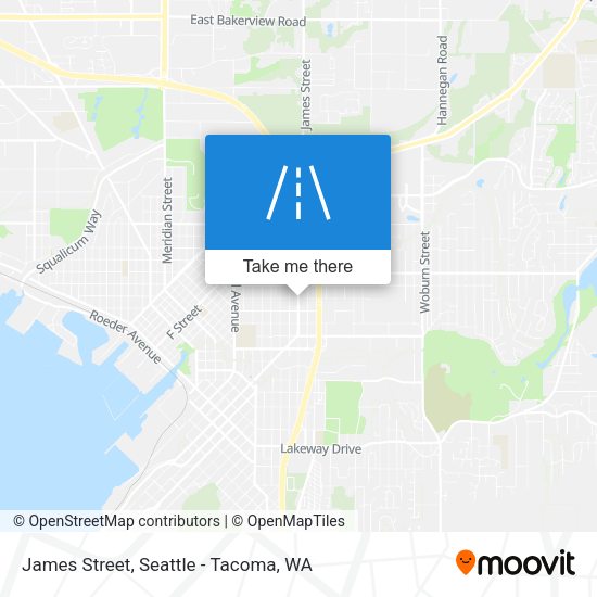 Mapa de James Street
