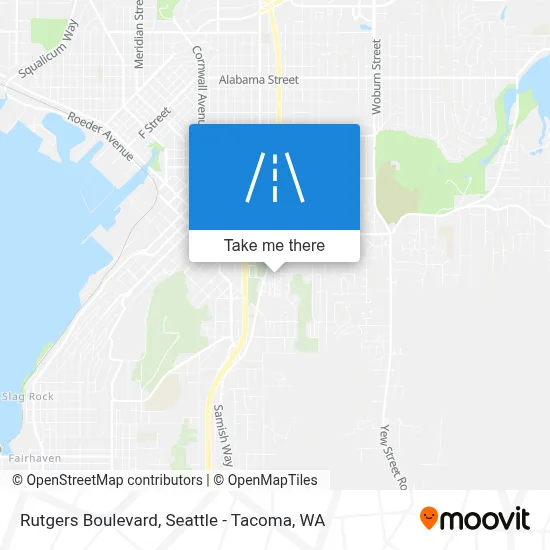 Rutgers Boulevard map