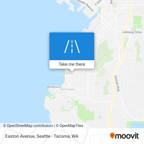 Easton Avenue map