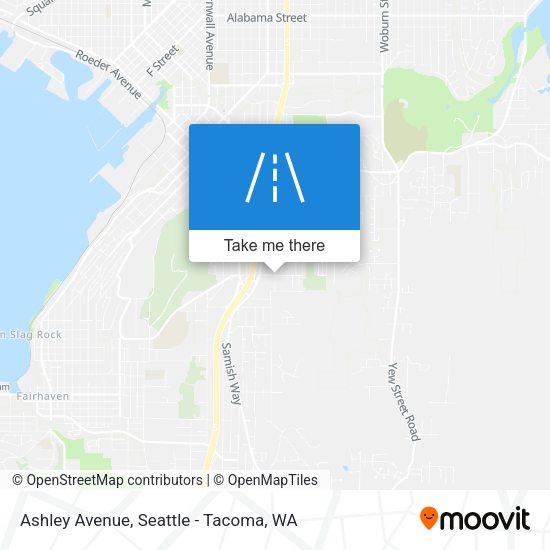 Ashley Avenue map