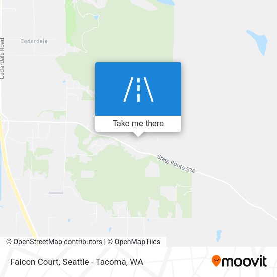 Falcon Court map
