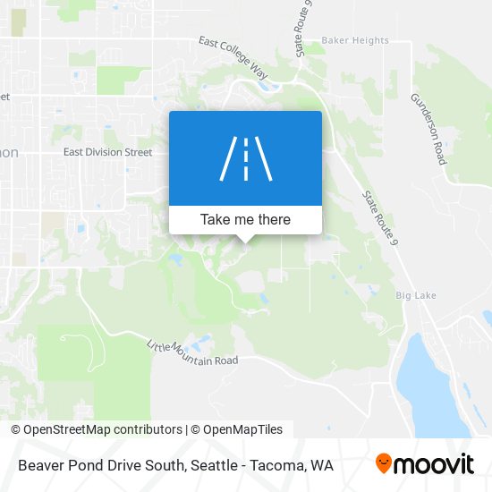 Beaver Pond Drive South map