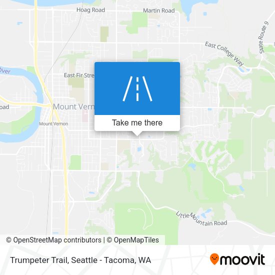 Mapa de Trumpeter Trail