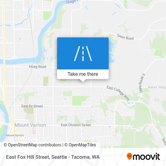 Mapa de East Fox Hill Street