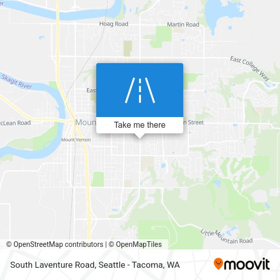 South Laventure Road map
