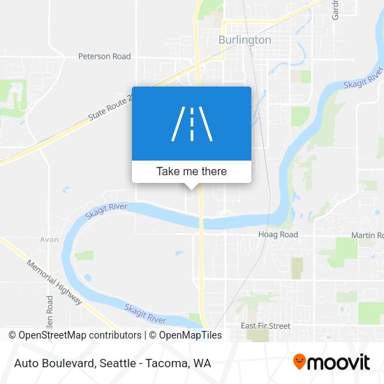 Mapa de Auto Boulevard