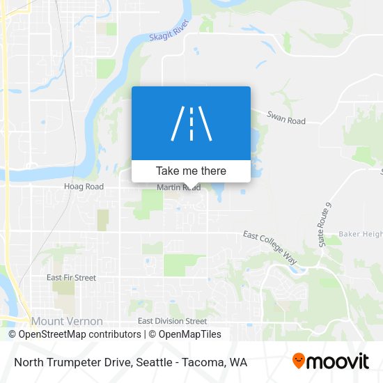 Mapa de North Trumpeter Drive