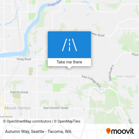 Autumn Way map
