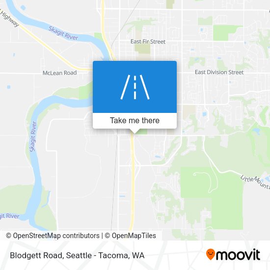 Mapa de Blodgett Road