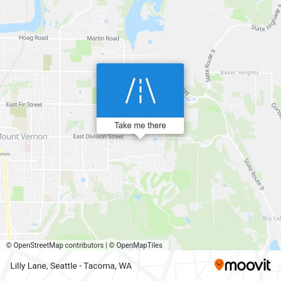 Mapa de Lilly Lane