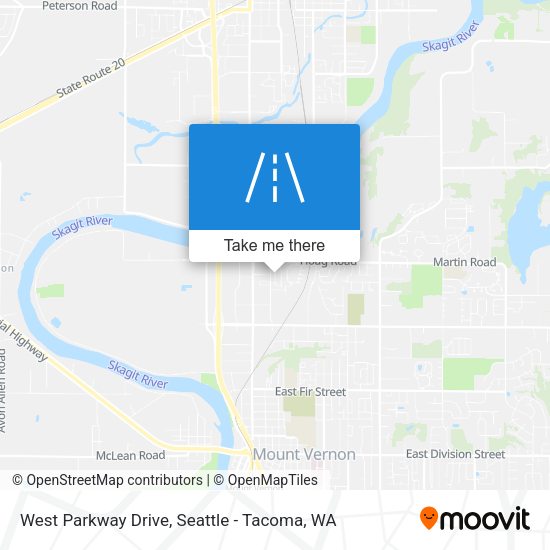 Mapa de West Parkway Drive