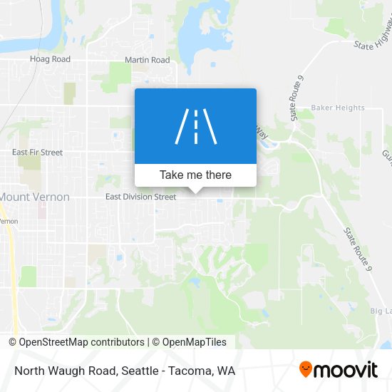 Mapa de North Waugh Road