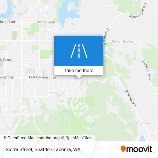 Sierra Street map