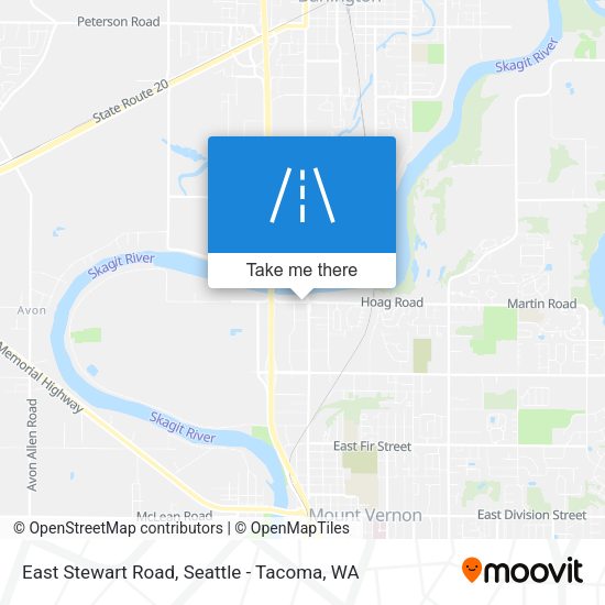 East Stewart Road map
