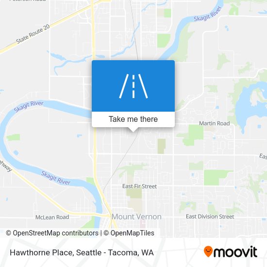 Hawthorne Place map