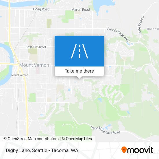 Digby Lane map