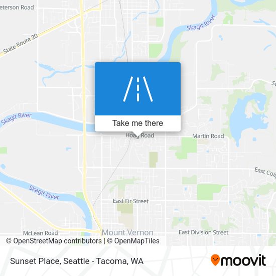 Sunset Place map