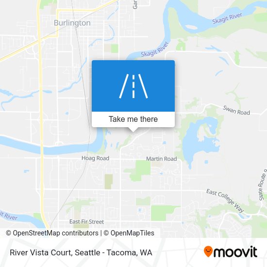 River Vista Court map
