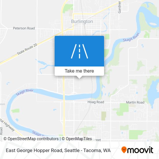 East George Hopper Road map