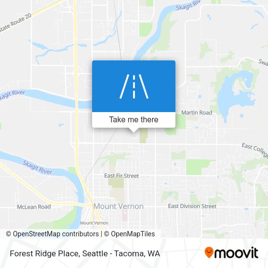 Forest Ridge Place map