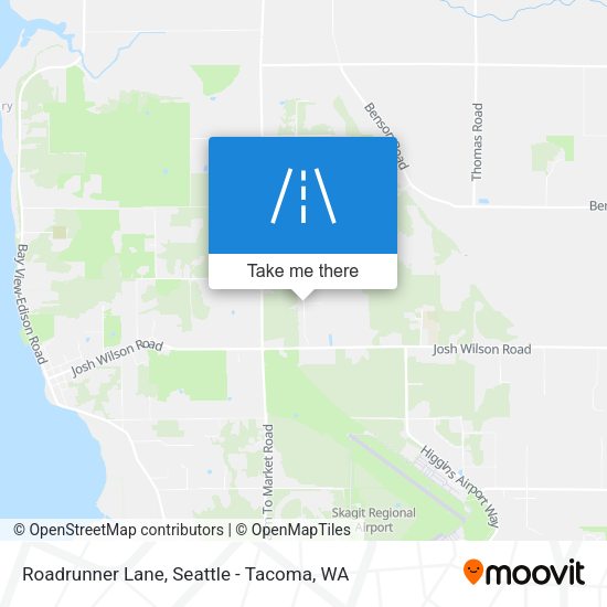 Roadrunner Lane map