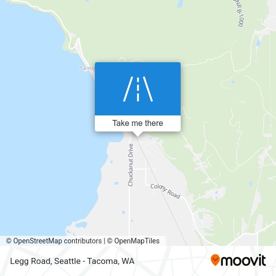 Legg Road map