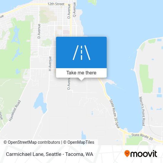 Carmichael Lane map