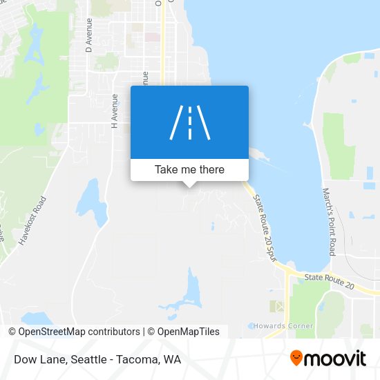 Dow Lane map