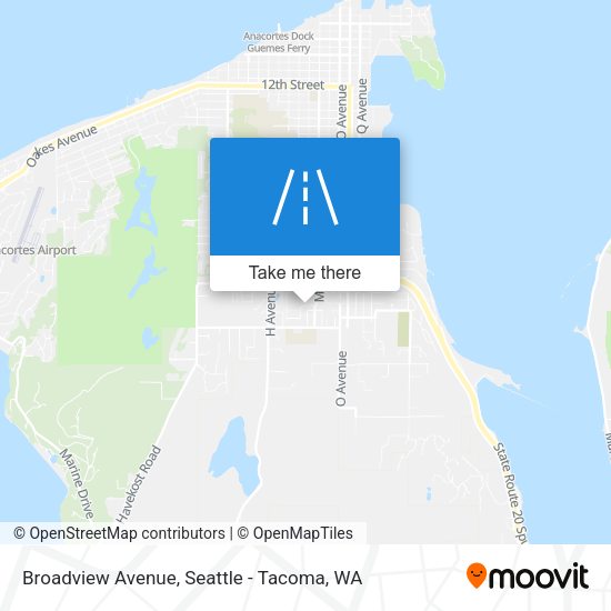 Broadview Avenue map