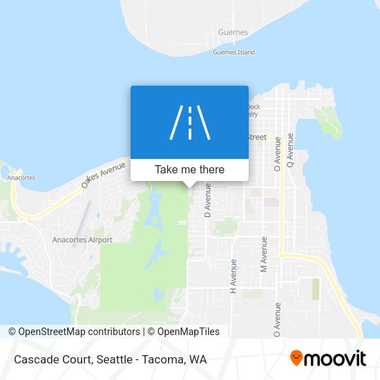 Cascade Court map