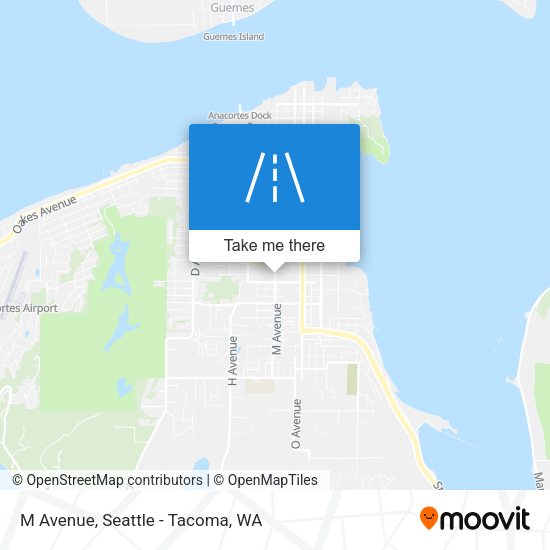 M Avenue map