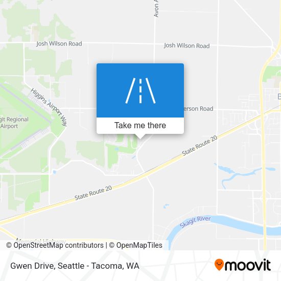 Gwen Drive map