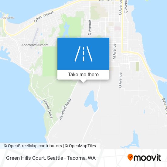 Green Hills Court map
