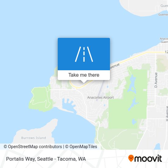 Portalis Way map