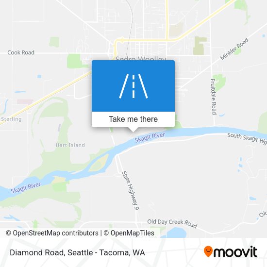 Diamond Road map