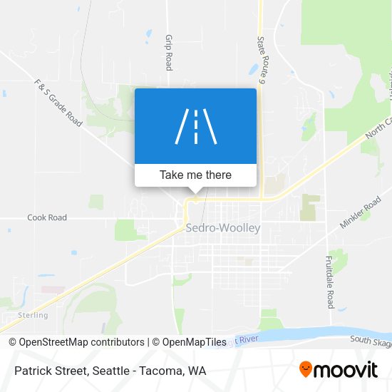 Patrick Street map