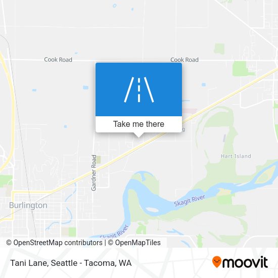 Tani Lane map