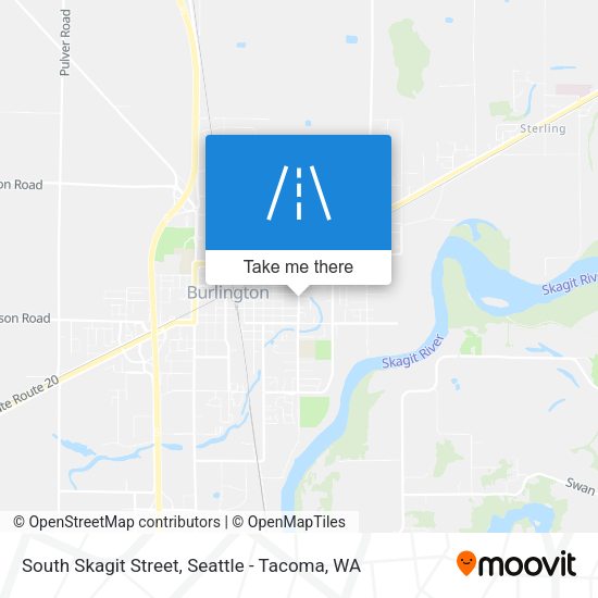 Mapa de South Skagit Street