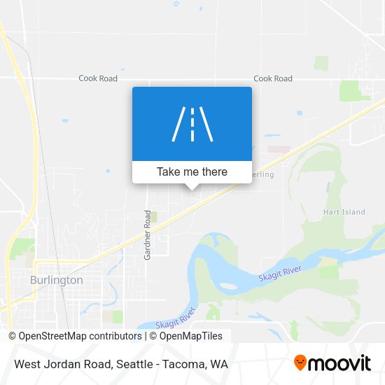 West Jordan Road map