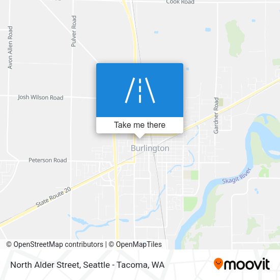 Mapa de North Alder Street