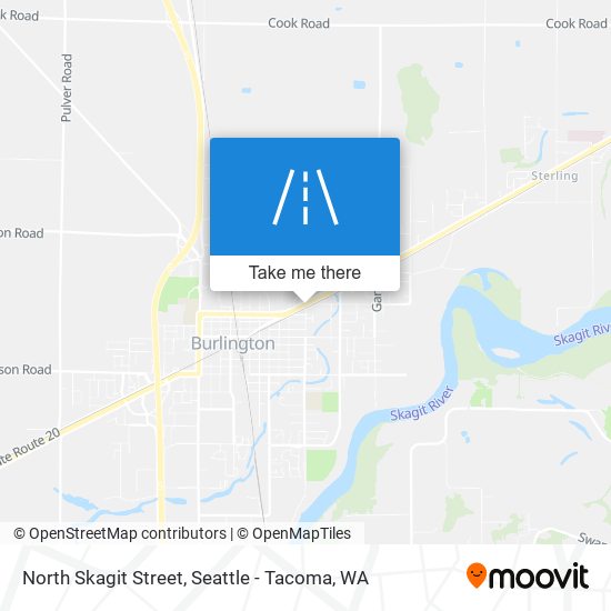 North Skagit Street map