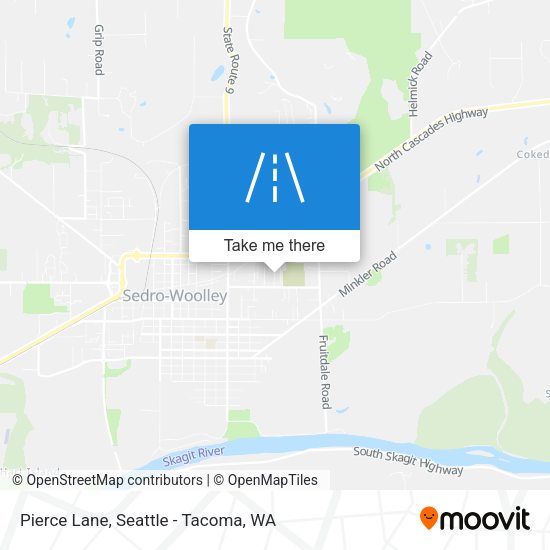 Pierce Lane map