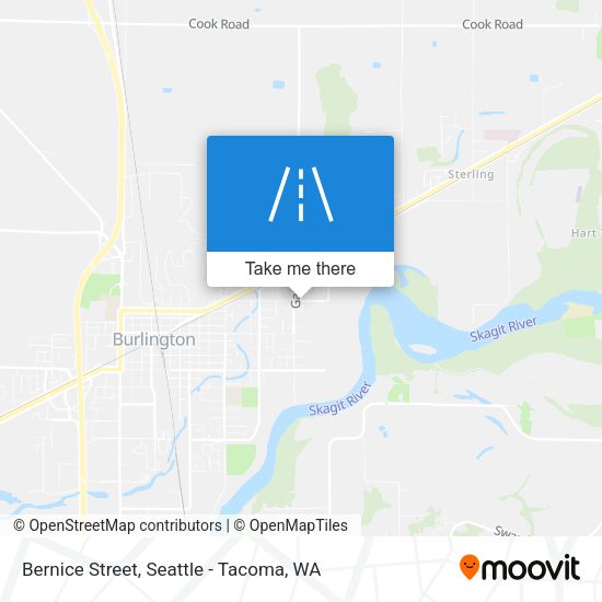 Bernice Street map