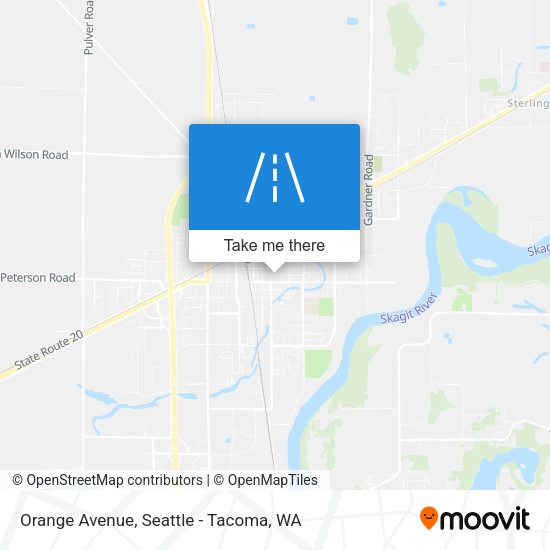 Mapa de Orange Avenue